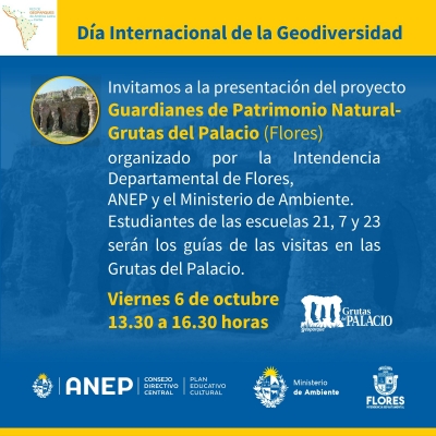 En el Geoparque Mundial UNESCO Grutas del Palacio celebramos el dia Internacional de la Geodiversidad